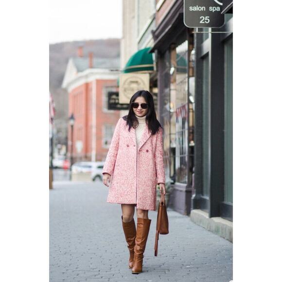 J. Crew Daphne Topcoat in Italian Tweed Wool Blend Size 6 - Picture 6 of 16